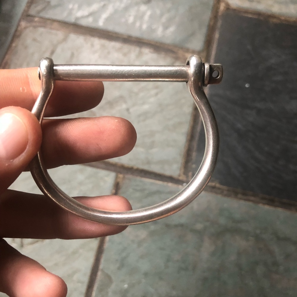 Miansai sterling silver cuff bracelet